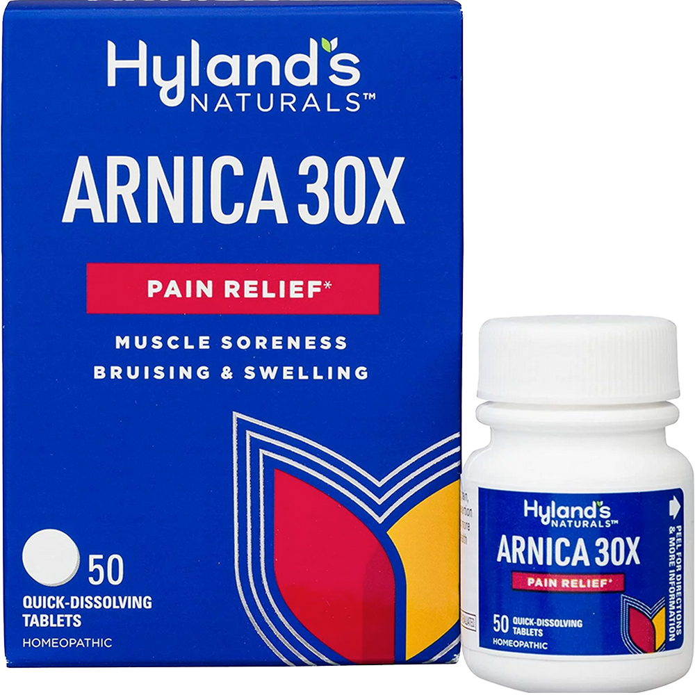 Arnica 30X Tablets - Muscle Soreness, Bruising & Swelling Natural Relief