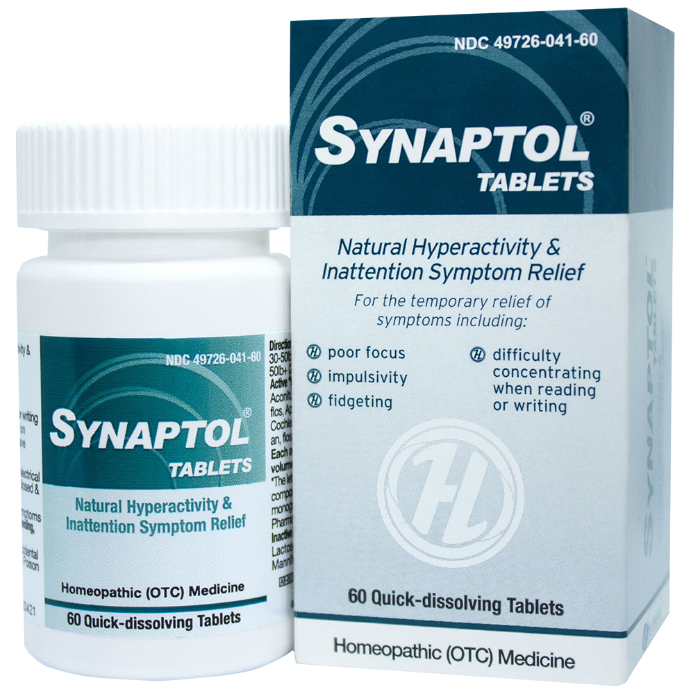 Synaptol Tablets - Natural Hyperactivity & Inattention Relief